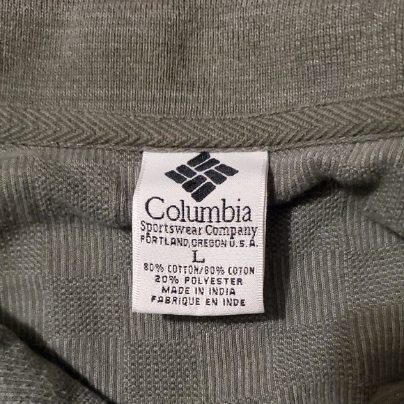 Columbia Men's Green Polo Golf Shirt - Picture 2 of 7